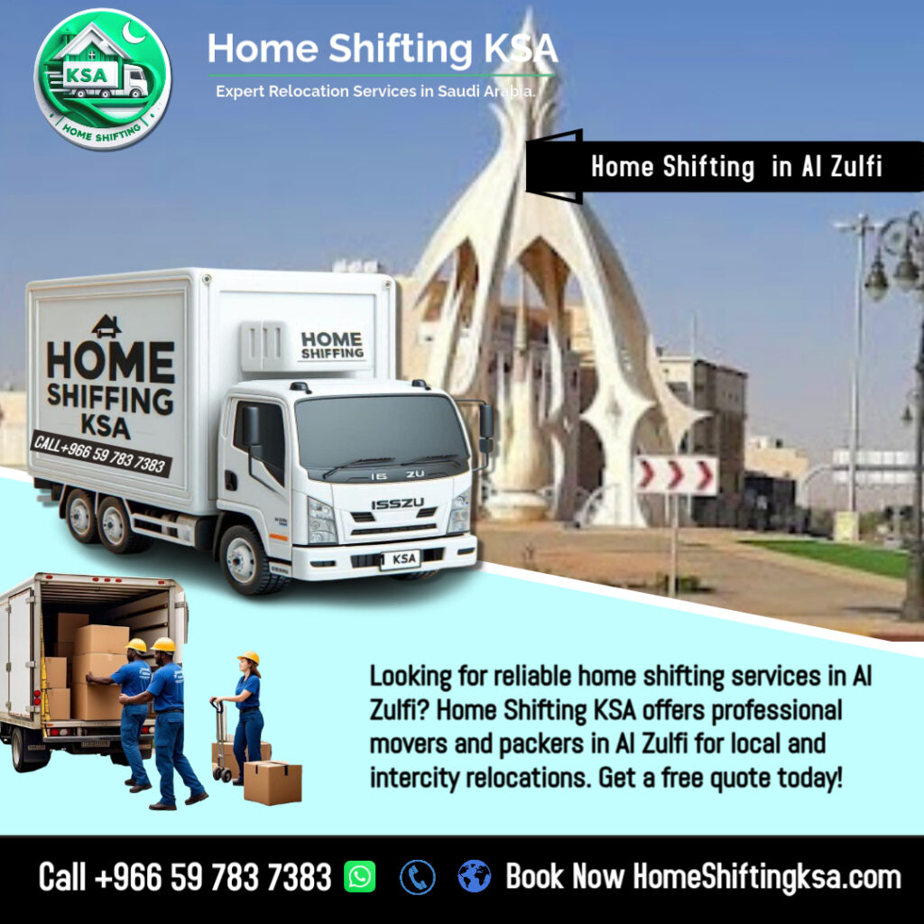 Home Shifting in Al Zulfi