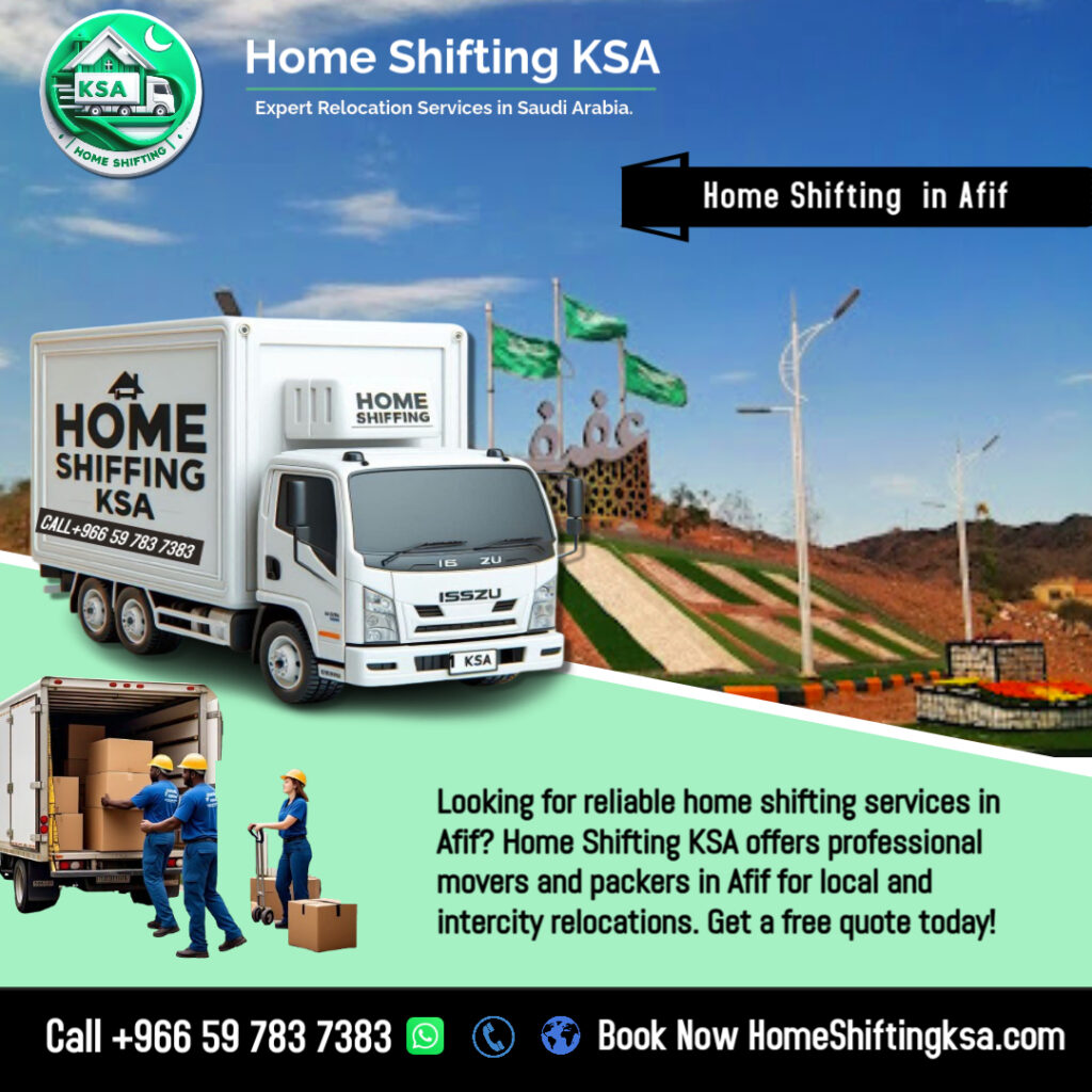 Home Shifting in Afif