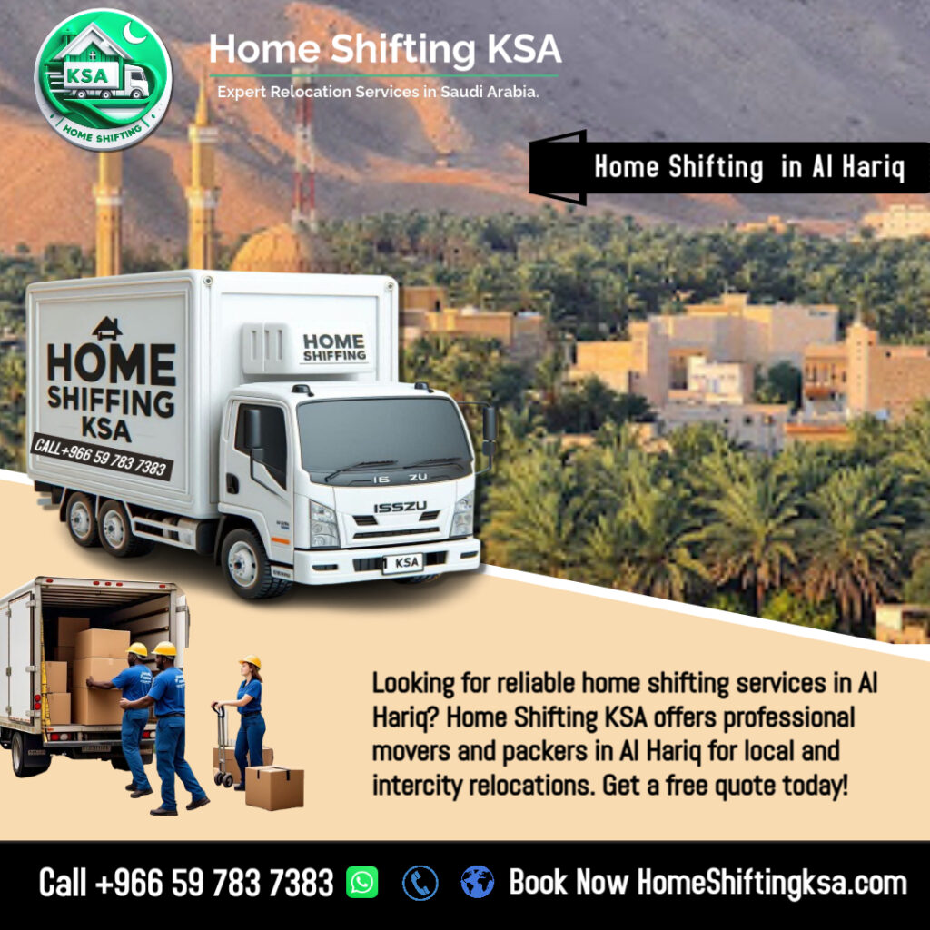 Home Shifting in Al Hariq