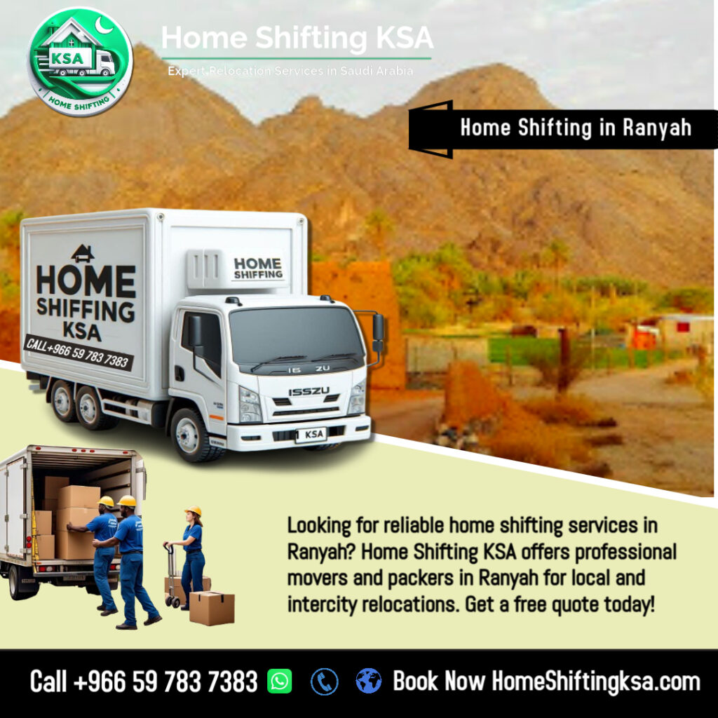 Home Shifting in Ranyah